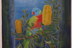 Rainbow in the Banksia (sold)