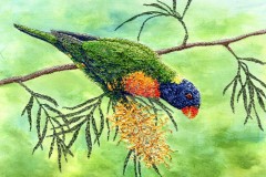 Rainbow Feeding 5" x 7"